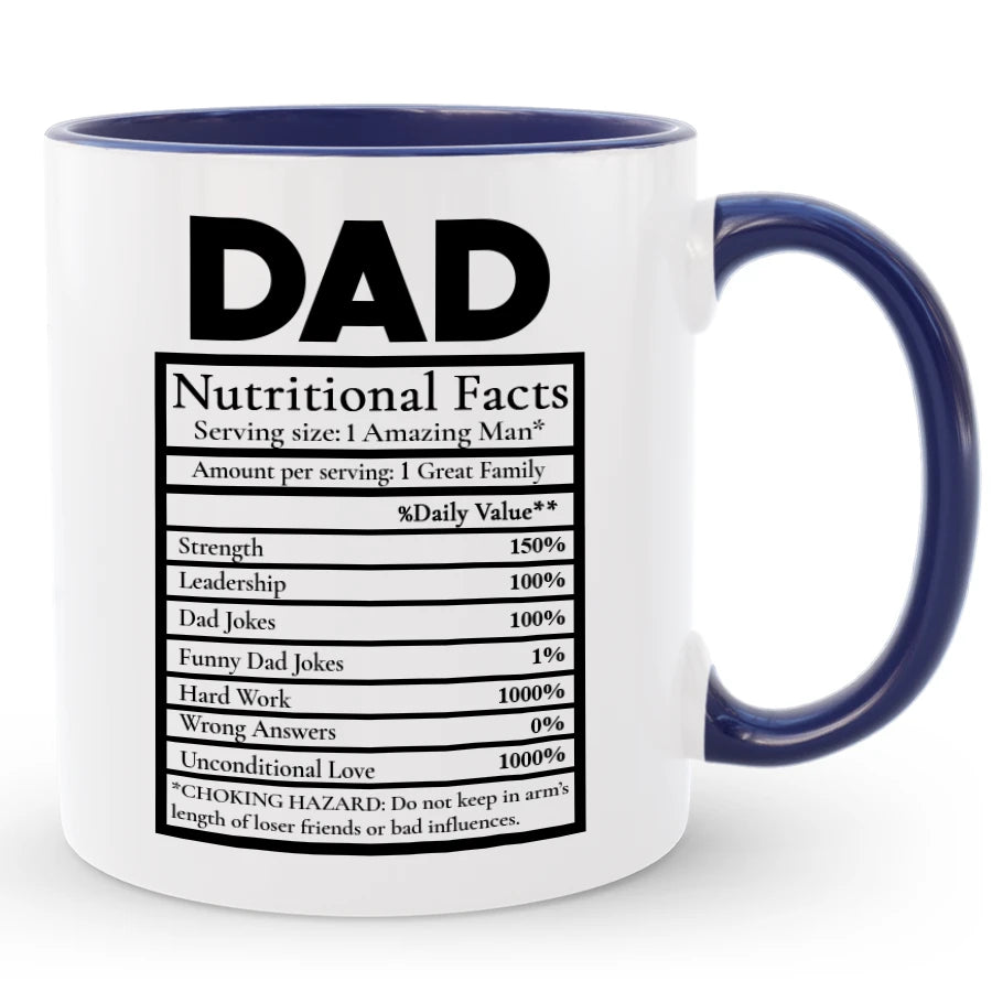 Funny Dad Coffee Mug, Birthday Fathers Day Gift for Daddy