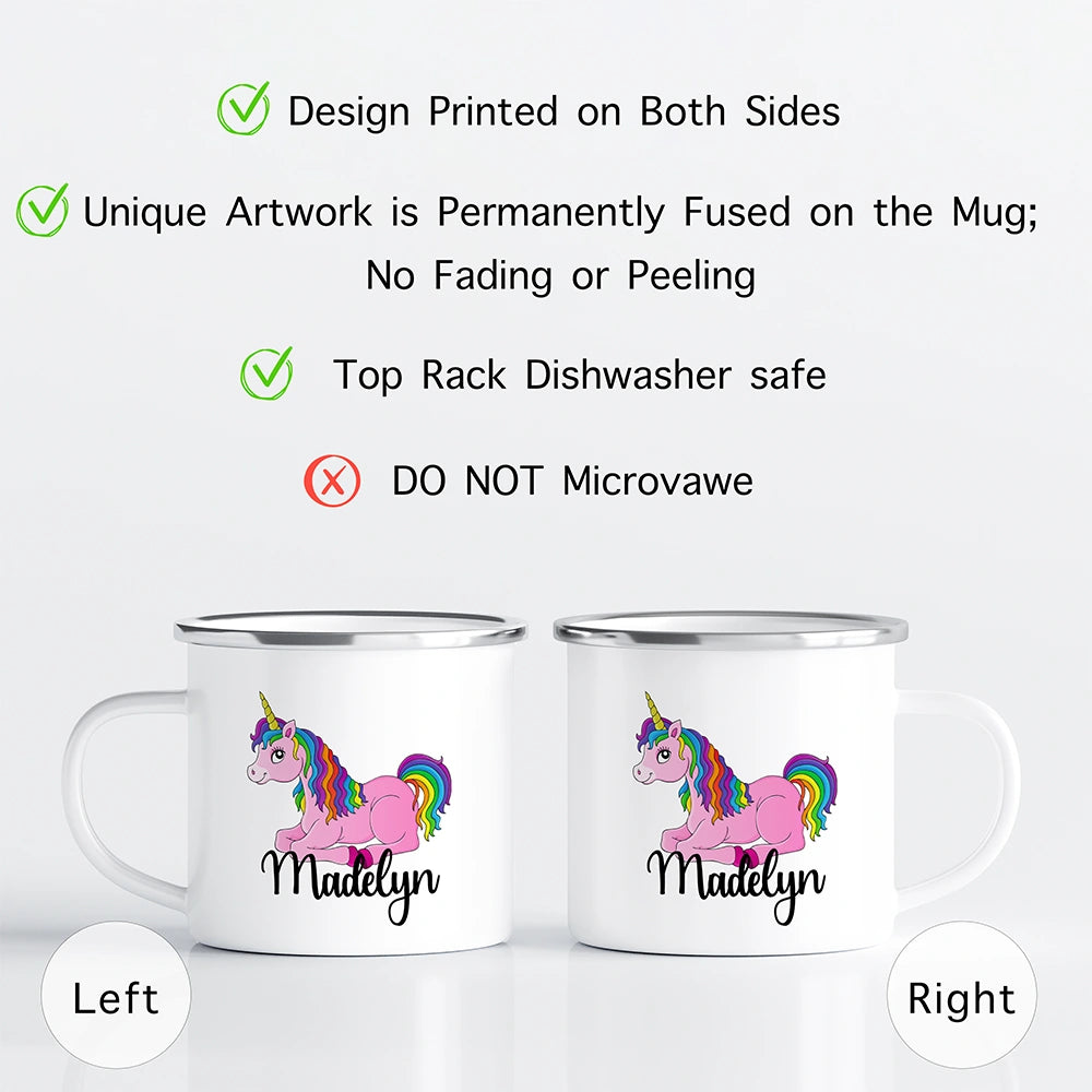 Care instructions for personalized kids mugs"