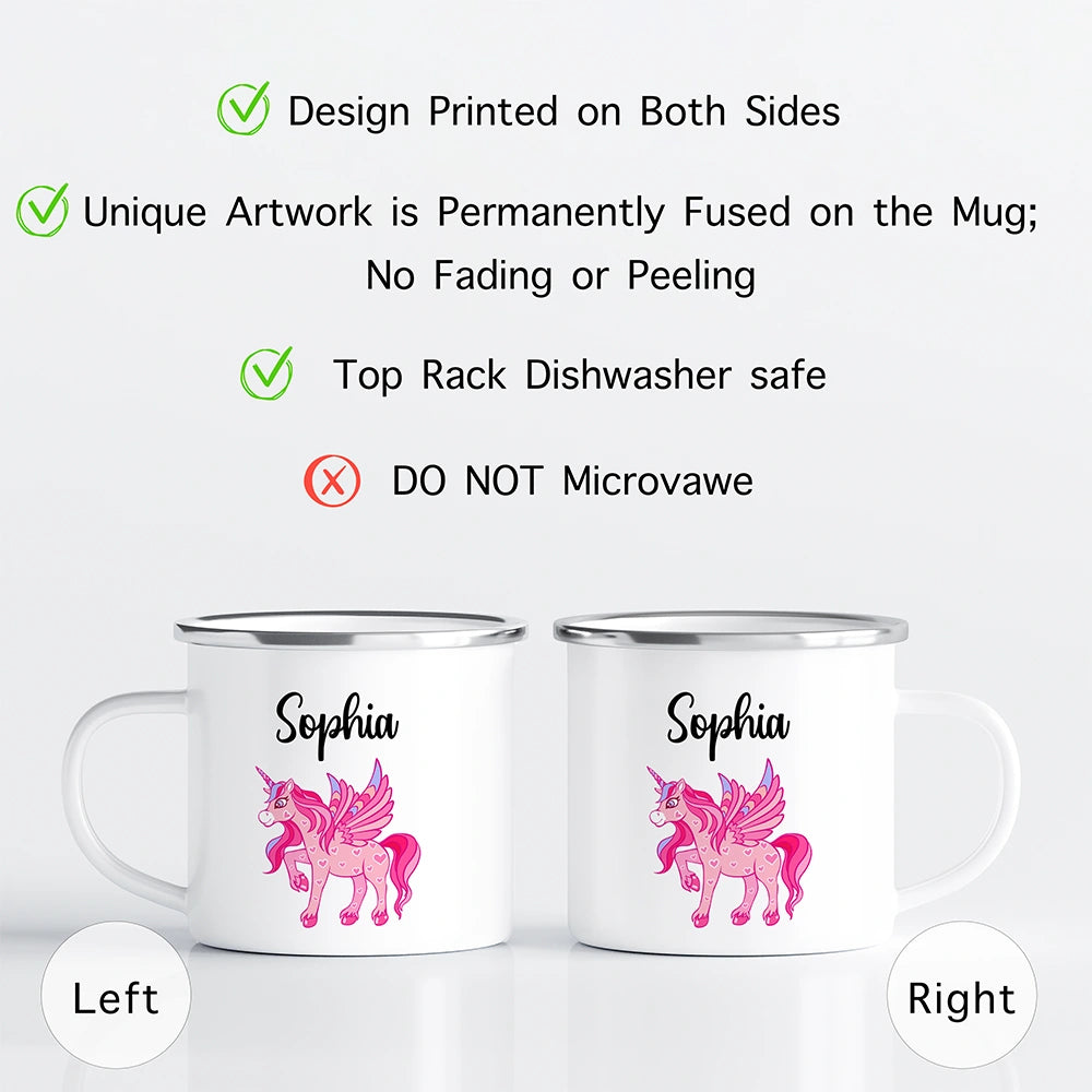 Care instructions for personalized kids mugs
