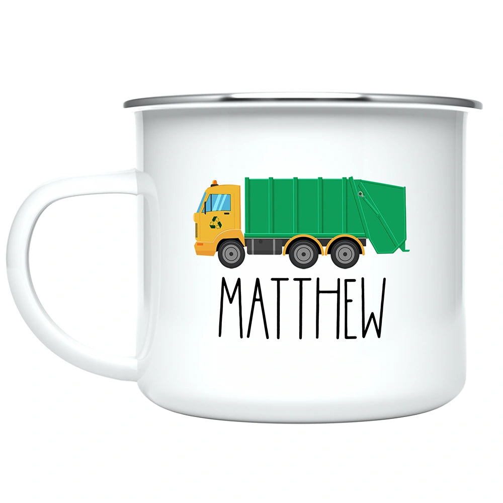 Detail of the unbreakable enamel-coated stainless steel surface and easy-grip handle