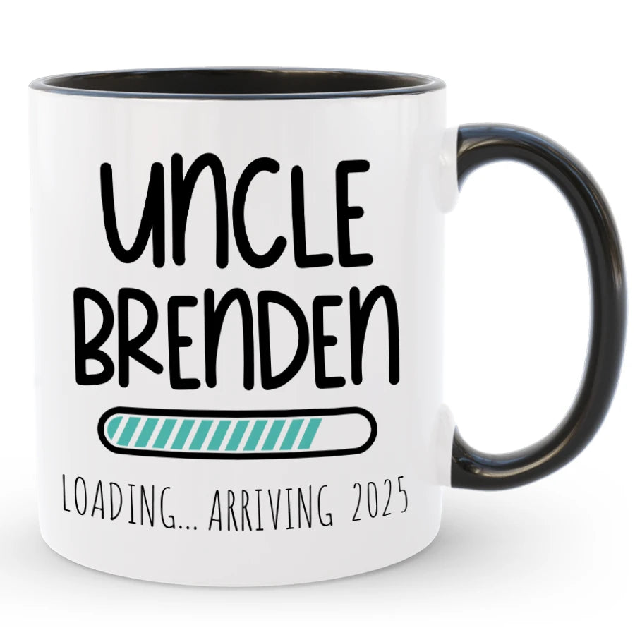Personalized New Uncle Gift, Uncle to Be Pregnancy Announcement Mug
