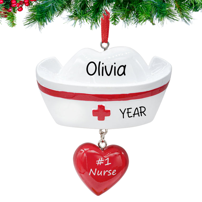 Personalized Special Nurse Christmas Ornament