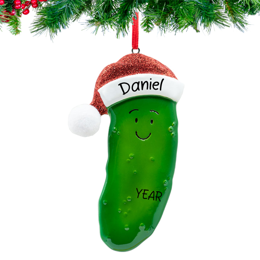 Personalized Christmas Pickle Ornament