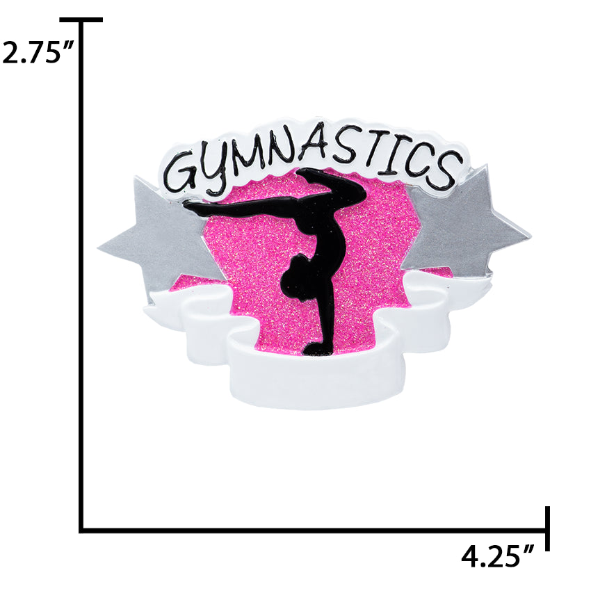 Personalized Gymnastics Christmas Ornament - Gymnast Girl 2025