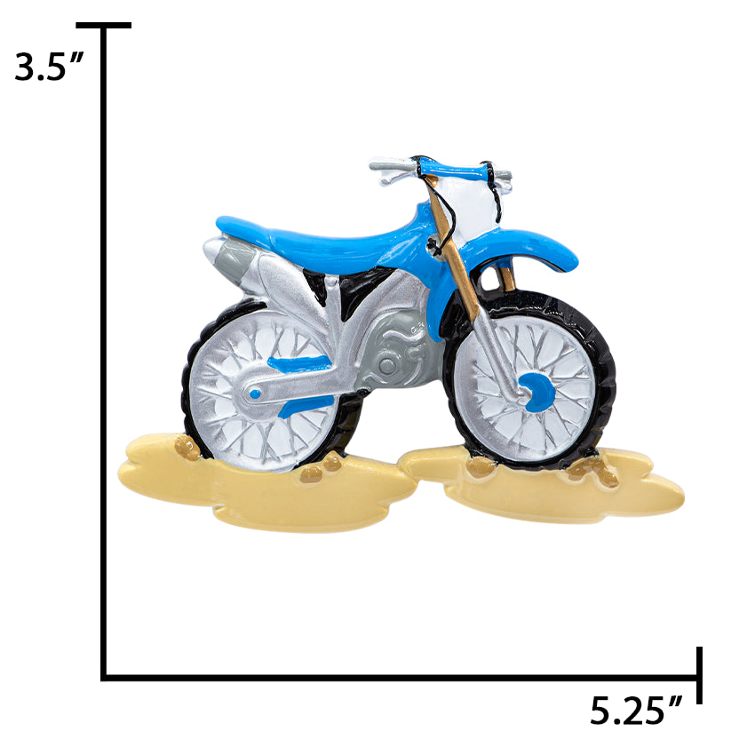 Personalized Dirt Bike Christmas Ornament