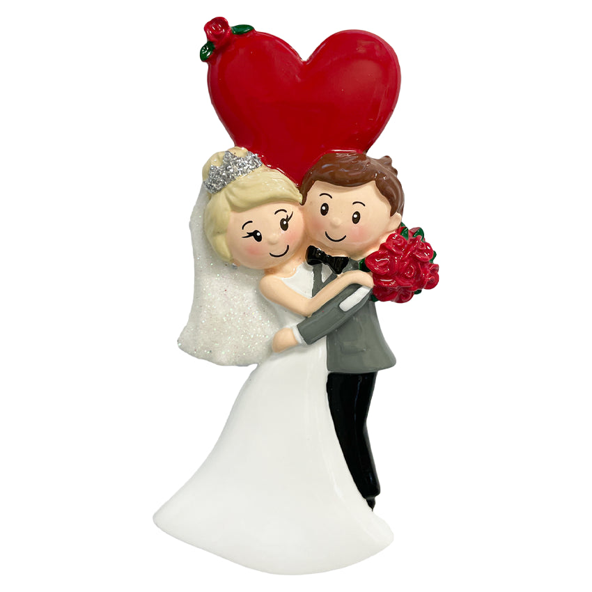 Personalized Our First Christmas Married Ornament 2025