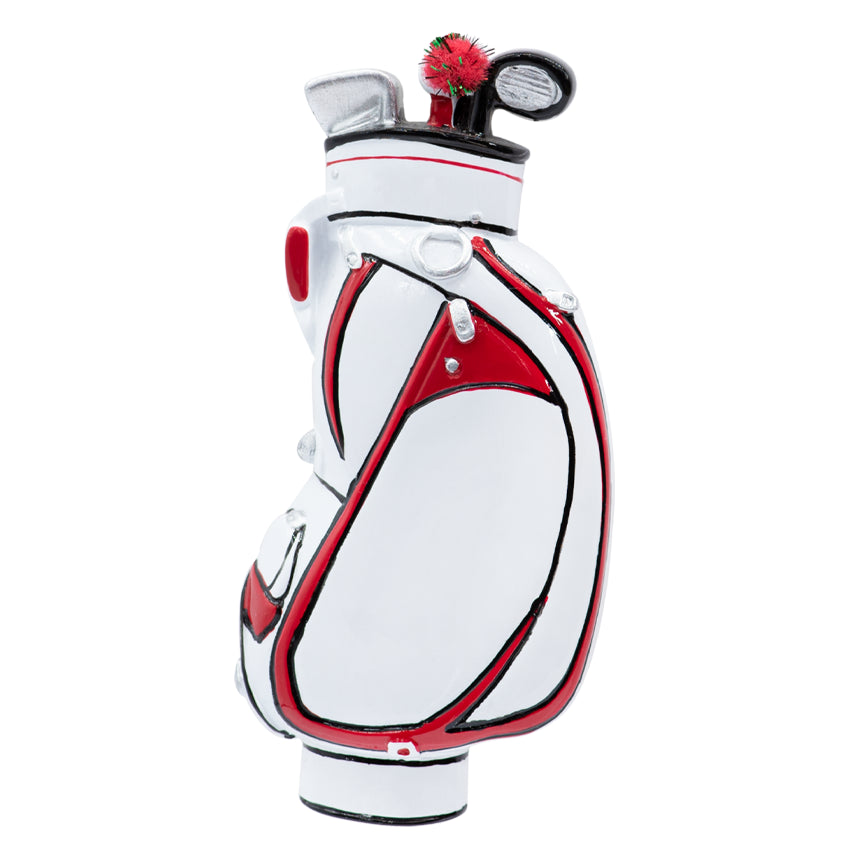Personalized Golf Bag and Irons Christmas Ornament