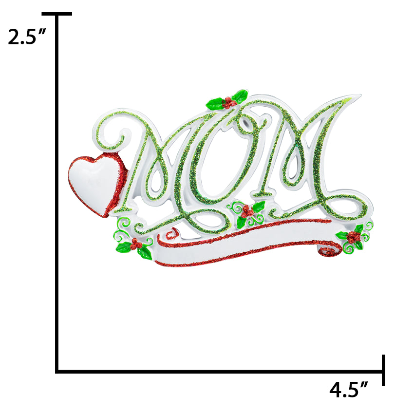 Personalized Mom Ornament for Christmas Tree
