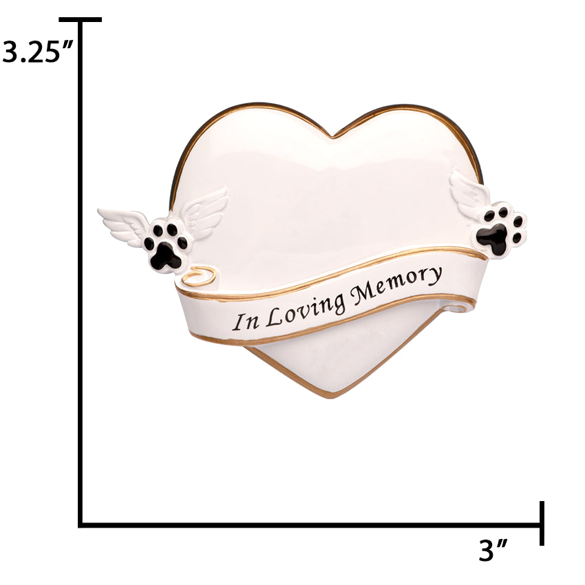 Personalized Pet Memorial Christmas Ornament - Dog Cat Sympathy Gift