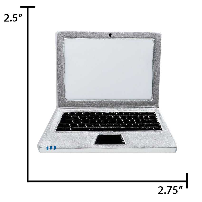 Personalized Laptop Christmas Ornament
