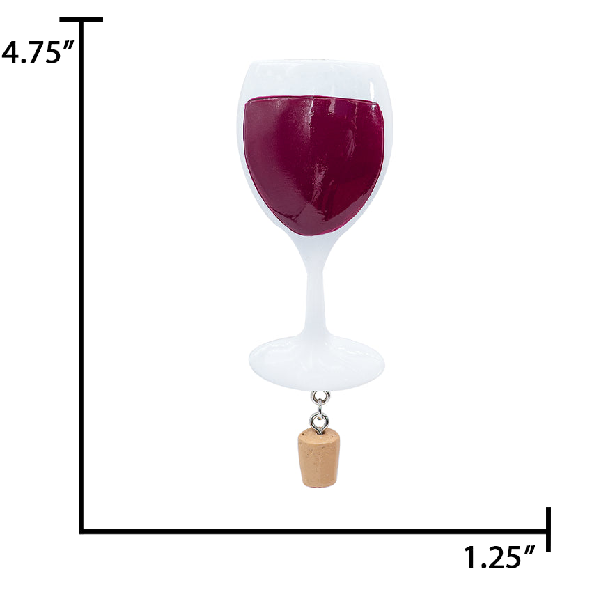 Personalized Wine Christmas Ornament