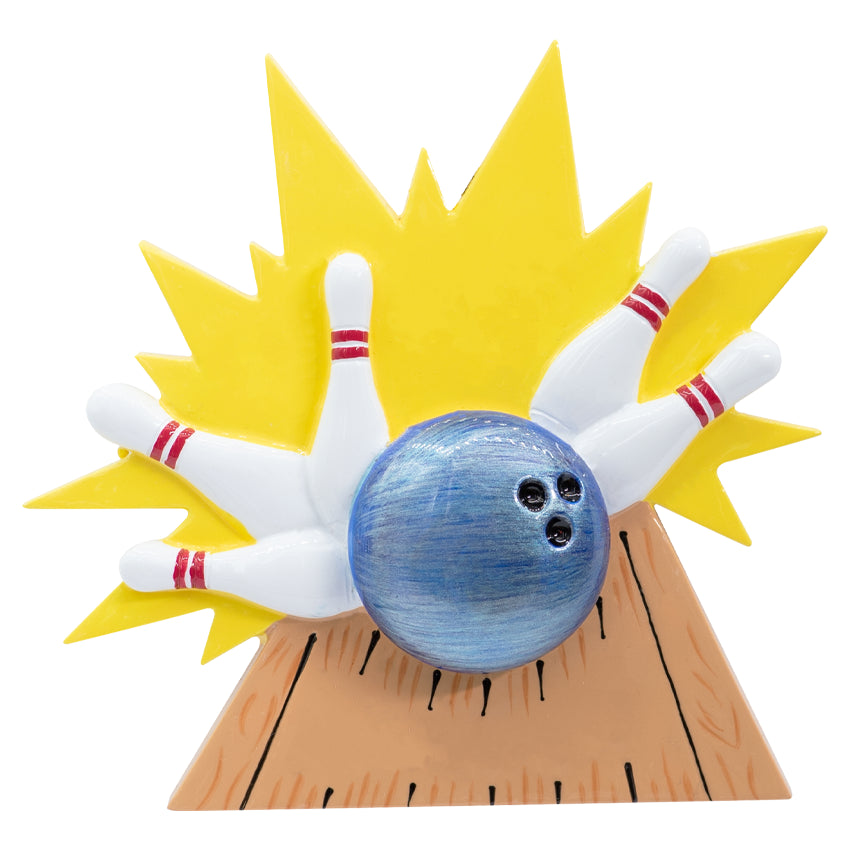 Personalized Bowling Christmas Ornament