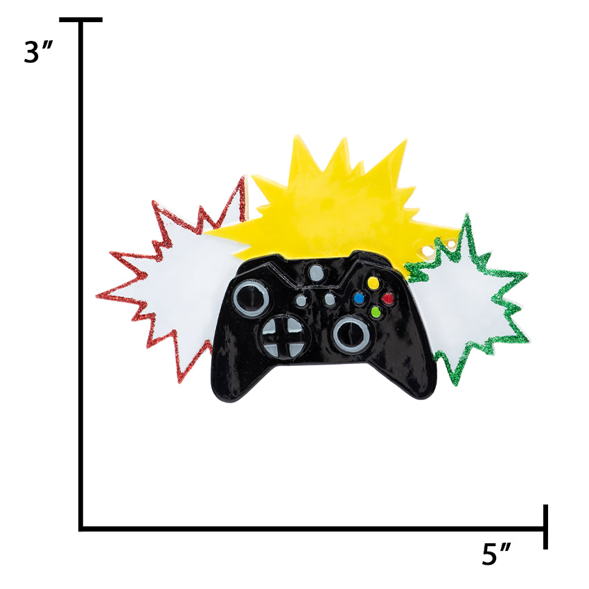 Personalized Gamepad #1 Gamer Christmas Ornament