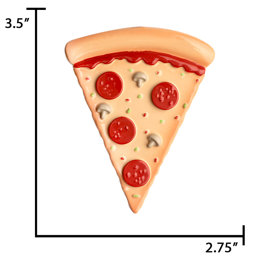 Personalized Pizza Slice Christmas Ornament