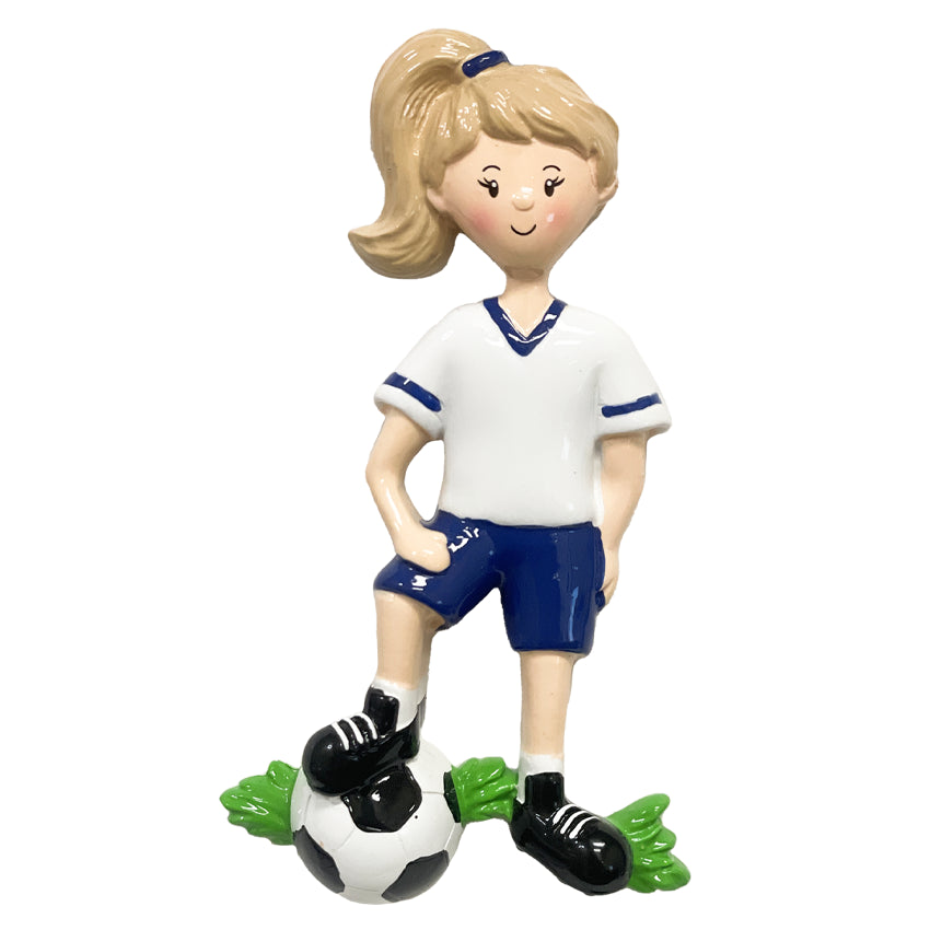 Soccer Girl Christmas Ornament / Personalized Player 2025