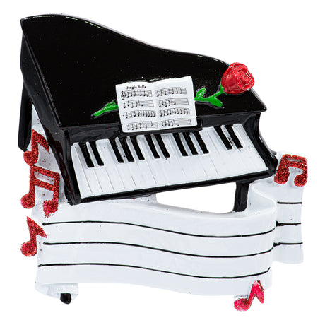 Personalized Piano Christmas Ornament