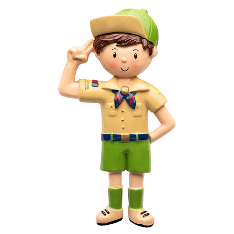 Personalized Boy Scout Christmas Ornament