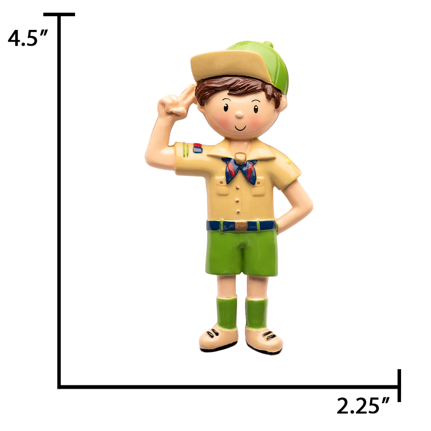 Personalized Boy Scout Christmas Ornament