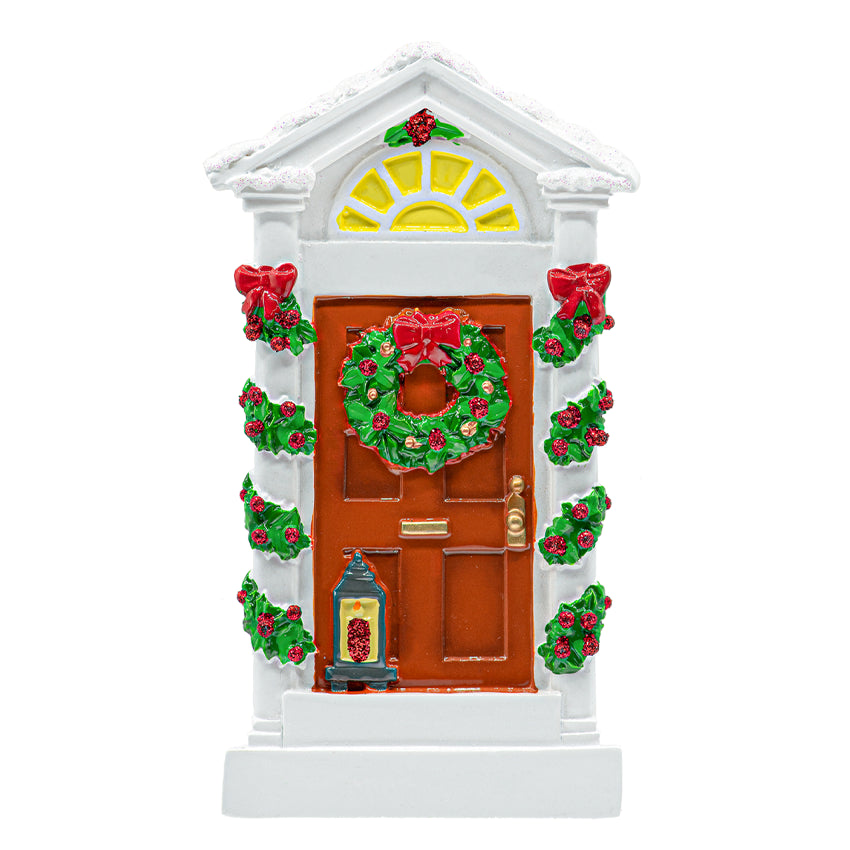 Personalized Our New Home Christmas Ornament - Historic Door