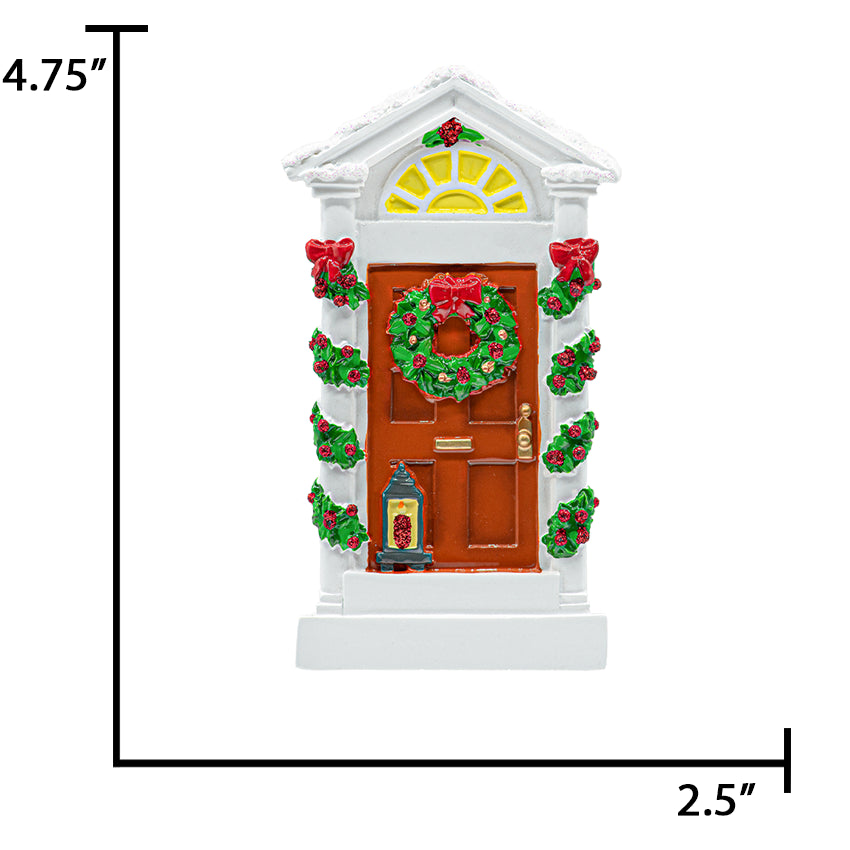 Personalized Our New Home Christmas Ornament - Historic Door