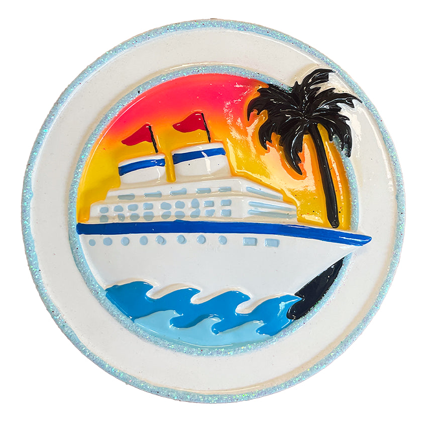 Personalized Cruise Ship Christmas Ornament