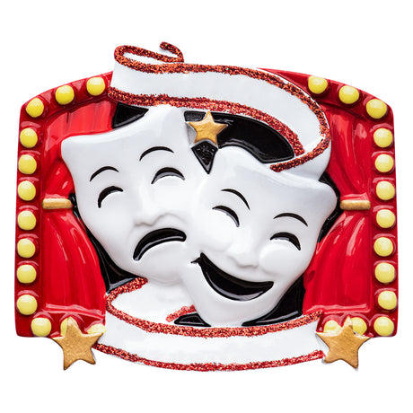 Personalized Theater Christmas Ornament