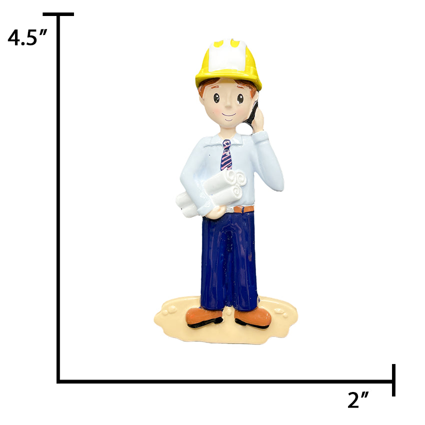 Personalized Architect Christmas Ornament / Engineer Ornament