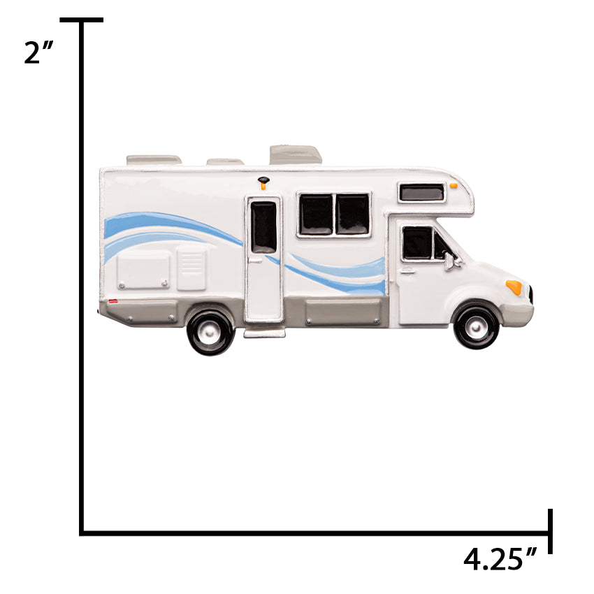 Personalized RV Windstream Camper Christmas Ornament