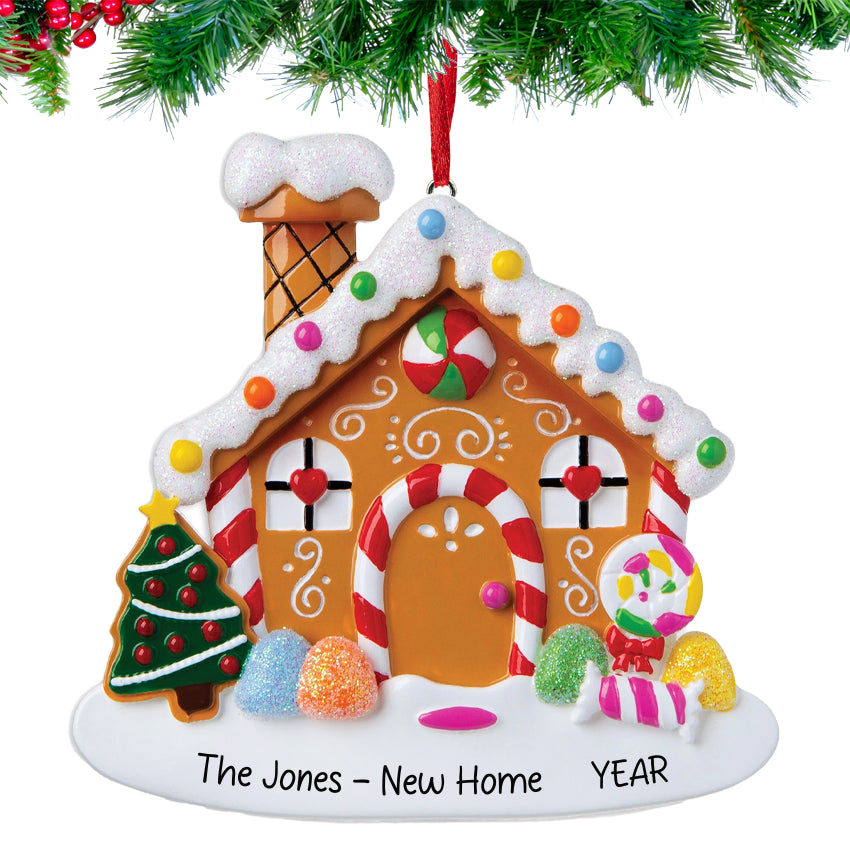 Personalized Our First Christmas in New House Ornament