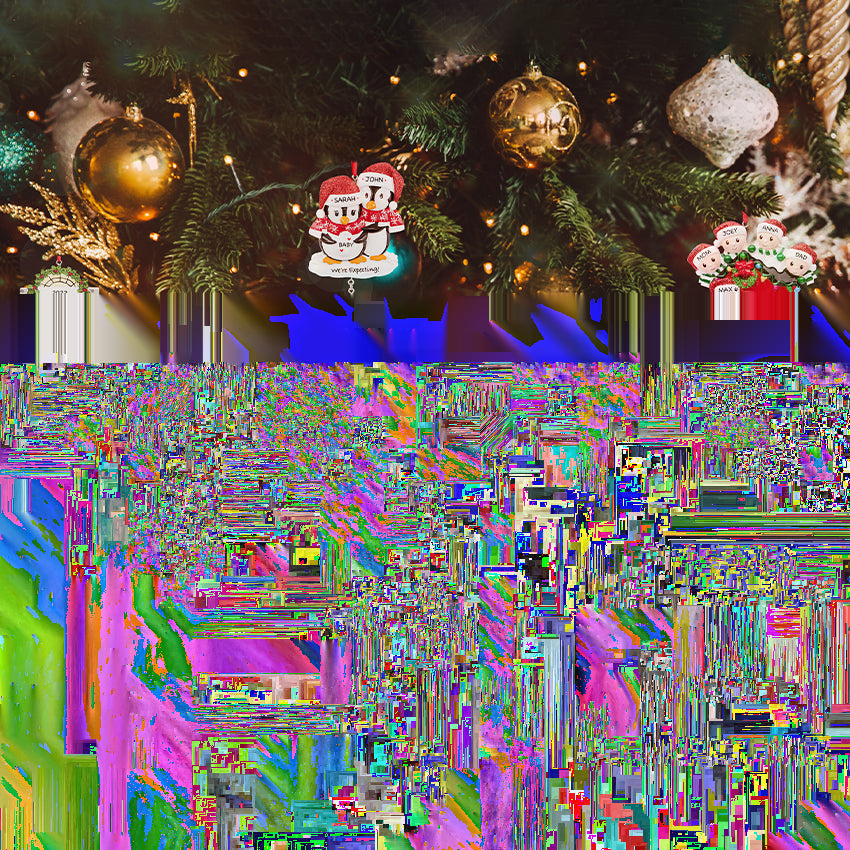 Personalized Gnome Family of 4 Christmas Ornament