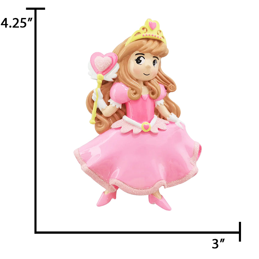 Little Girl Christmas Ornament / Custom Princess for Kids