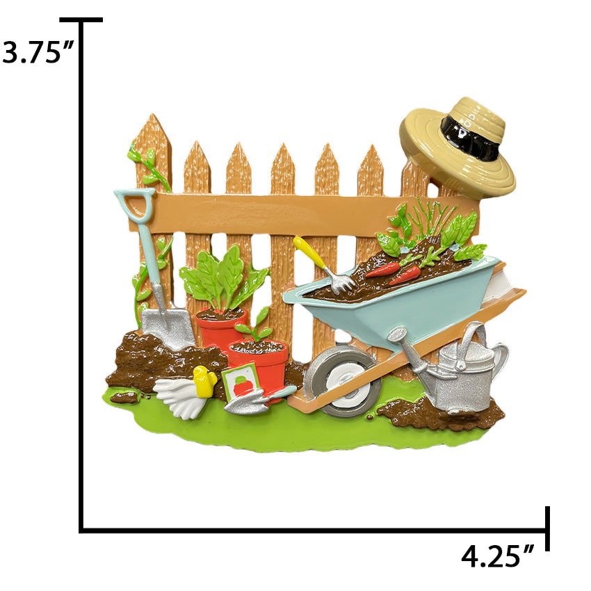 Personalized Gardening Christmas Ornament for Gardeners Plant Lover