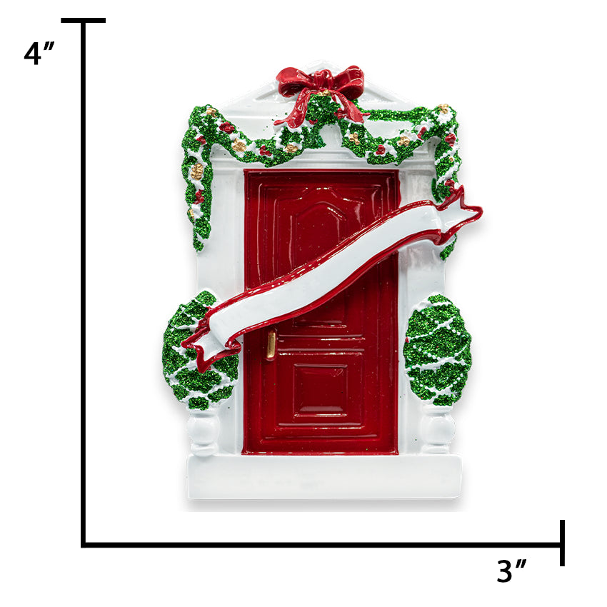Personalized New Home Christmas Ornament - Red Door Gift