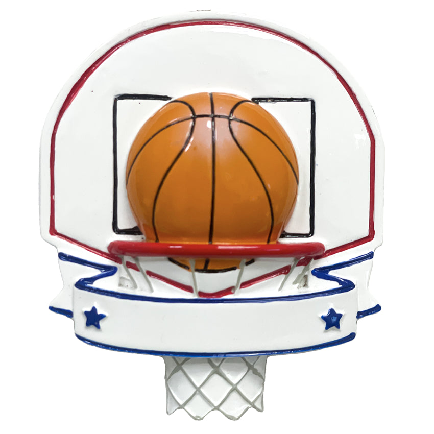 Personalized Basketball Hoop Christmas Ornament 2025