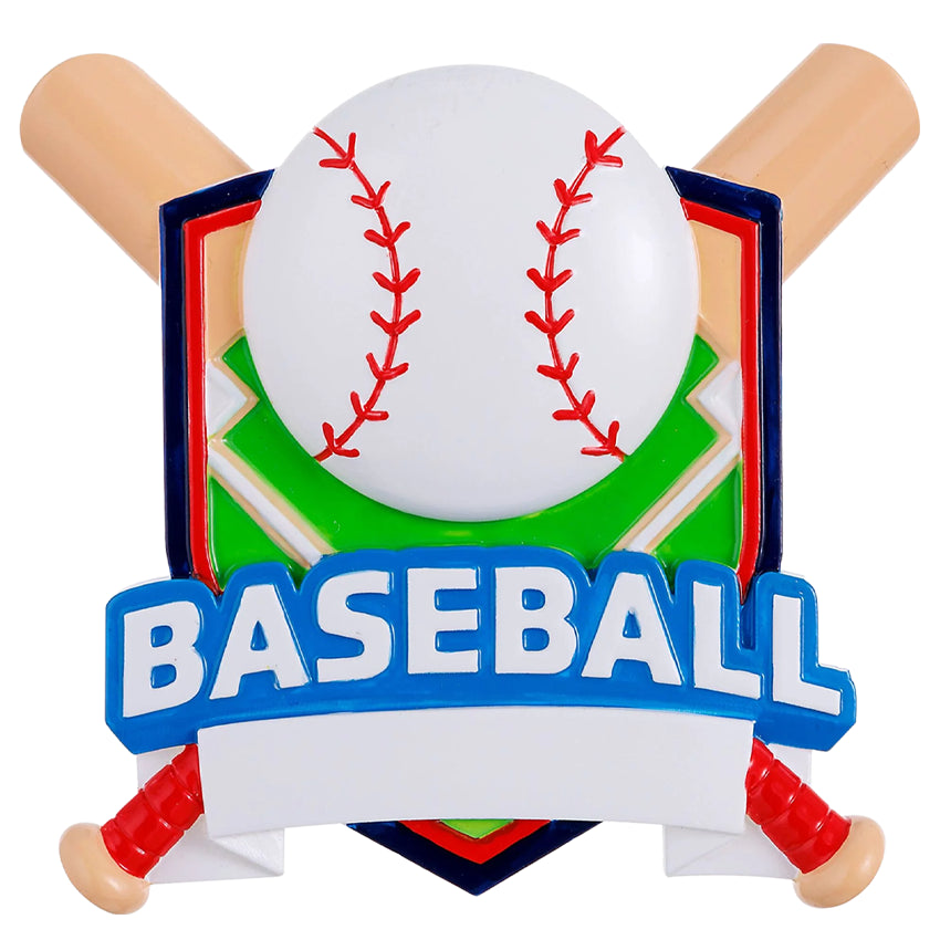 Personalized Baseball Christmas Ornament 2025