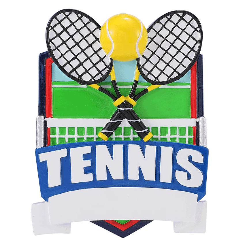 Personalized 3D Tennis Christmas Ornament 2025