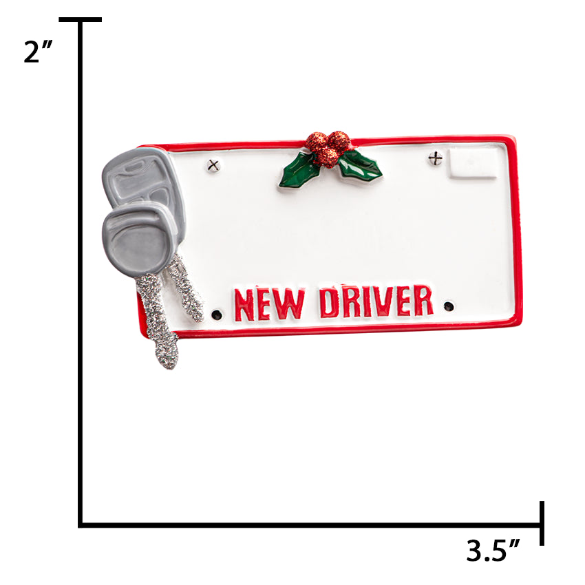 Custom Driver's License Christmas Ornament
