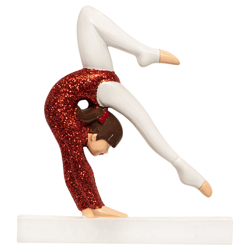 Personalized Gymnastics Xmas Tree Ornament - Handstand Girl 2025