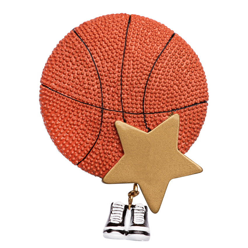 Personalized Basketball Ball Christmas Ornament - 2025