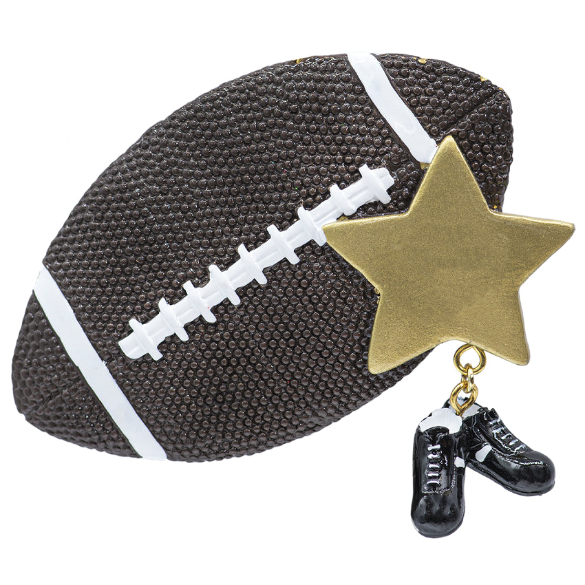 Personalized Football Christmas Ornament 2025