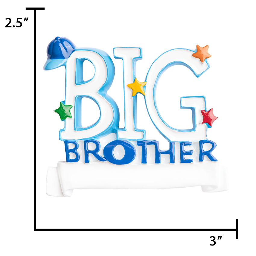 Personalized Big Brother Christmas Ornament