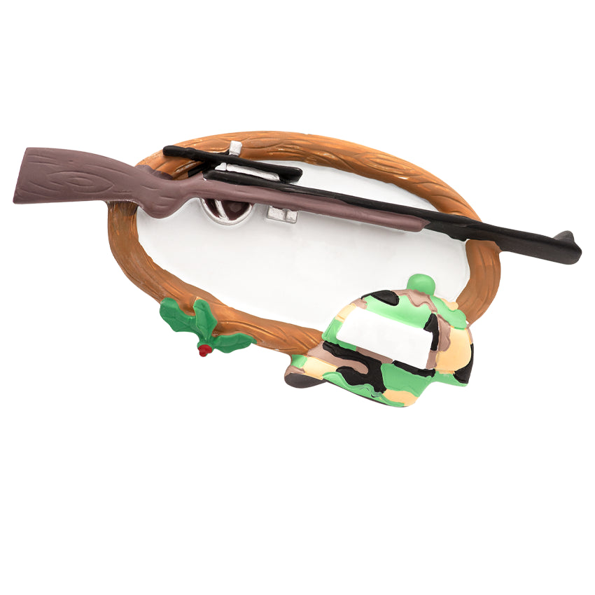 Personalized Hunting Christmas Ornament - Rifle 2025