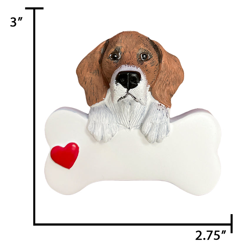 Personalized Beagle Christmas Ornament