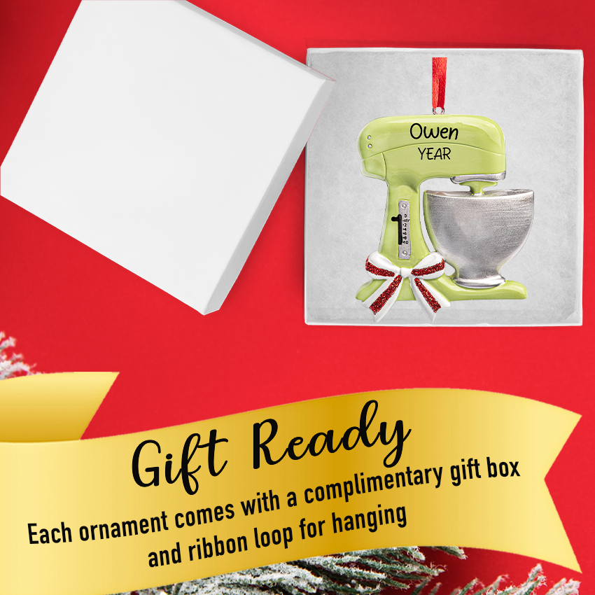 Personalized Mixer Christmas Ornament