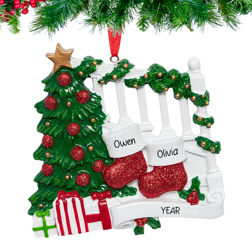 Personalized Stocking Couple Our First Christmas Together Ornament