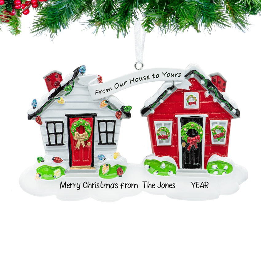 Personalized Neighbor Christmas Ornament - New Home