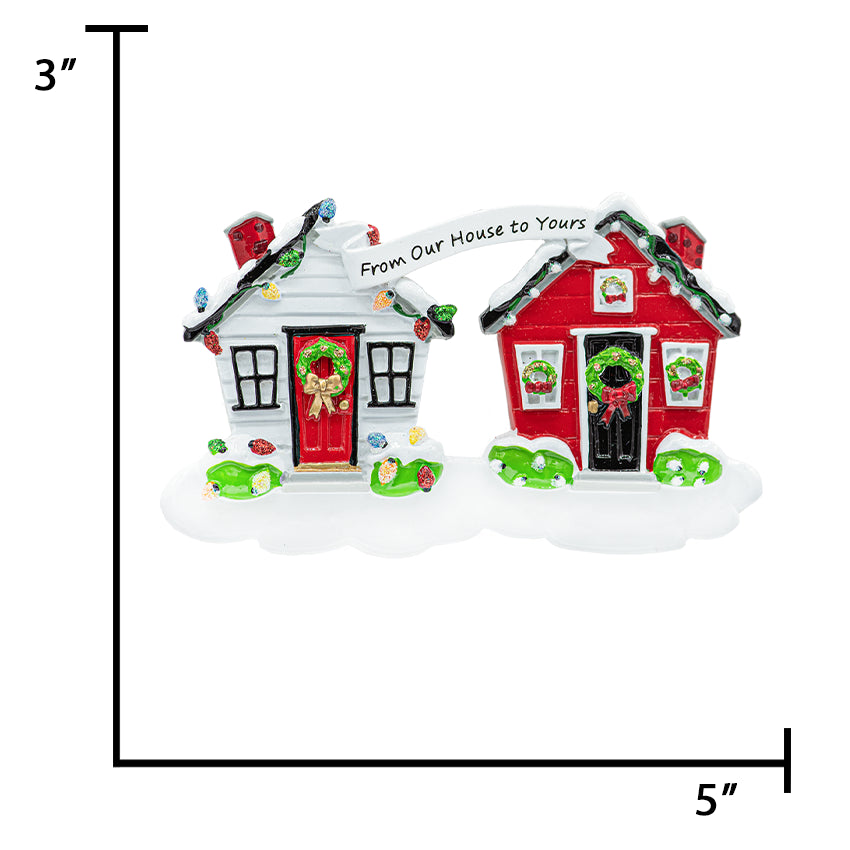 Personalized Neighbor Christmas Ornament - New Home