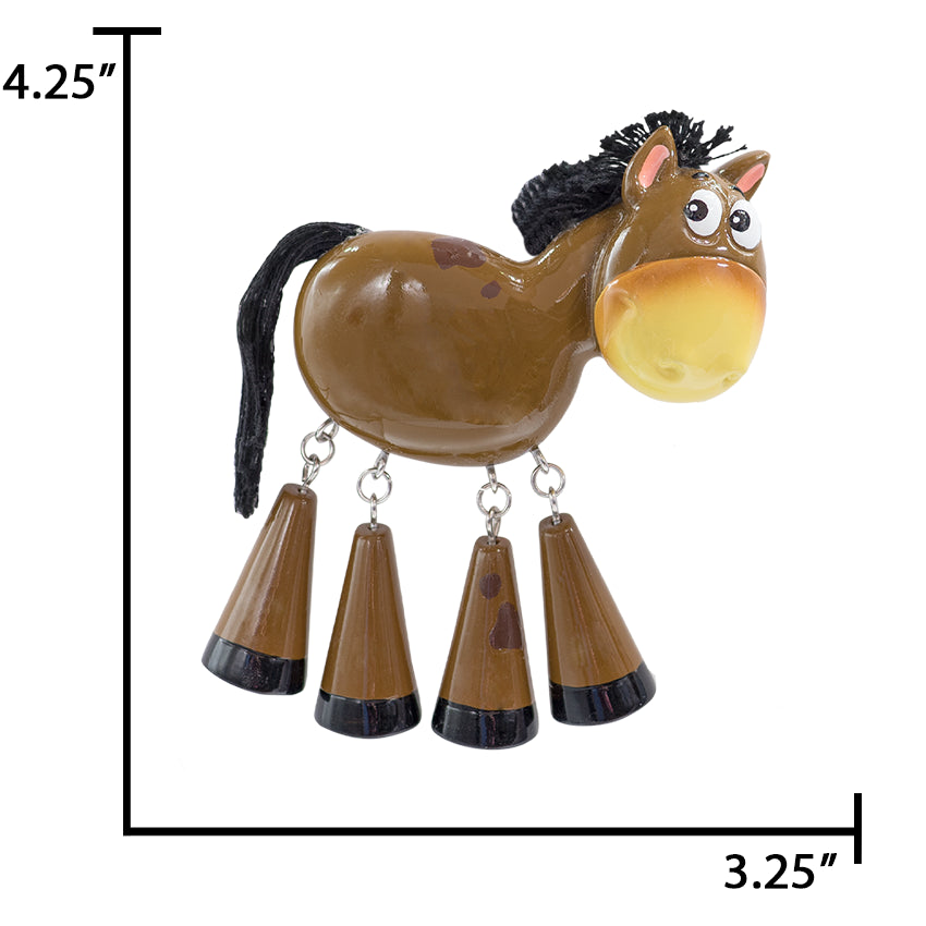 Personalized Horse Christmas Ornament - Barnyard Animal Gift