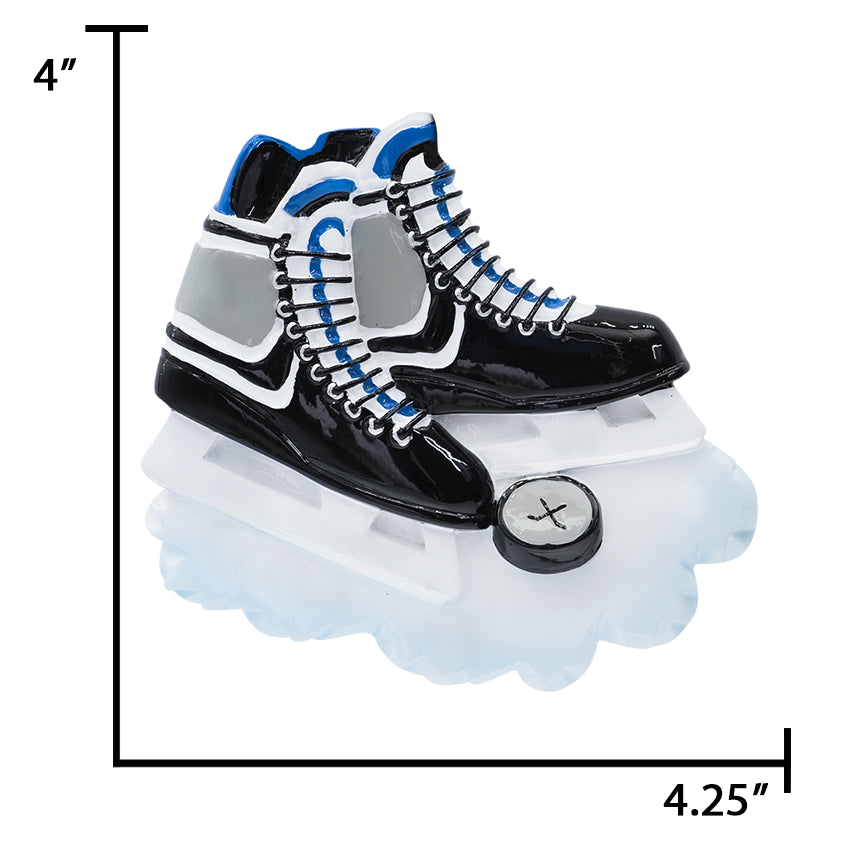 Personalized Skates Christmas Ornament / Ice Hockey 2025