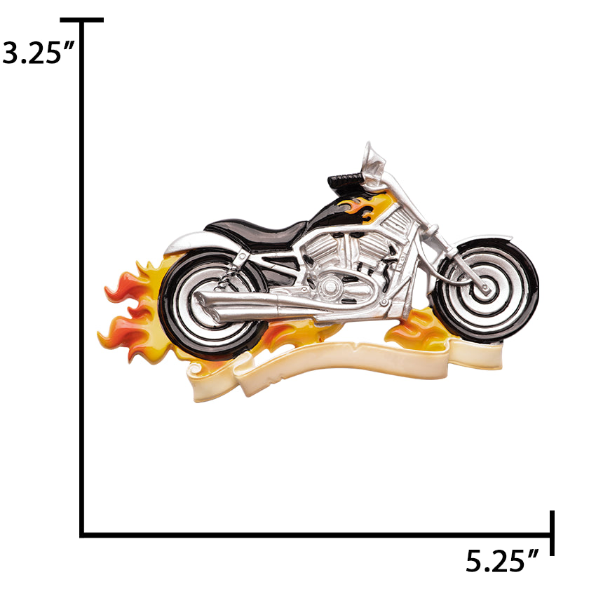 Personalized Motorcycle Christmas Ornament